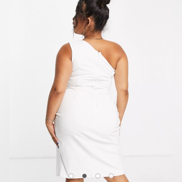 ASOS - Lavish Alice One Shoulder Wrap Dress - Picture 4 of 4